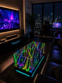 Custom Infinity Mirror LED Coffee Table
