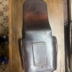 Vintage Leather Cigarette Case - Wallet 