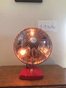 From the '40s, Reflective heater made into Lamp