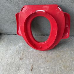 Kids Paw Patrol Portable Potty Training Seat.  Red Plastic Toilet Seat