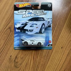 2023 Hot Wheels Premium Car Culture Ford GT  Speed Machines White Excellent VHTF