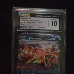 CGC 10 Charizard ex 115/190 Gem Mint Pokémon Card Slab