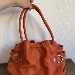 Orange Leather Purse - Cole Haan