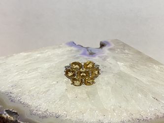 Sterling Citrine Ring