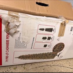 7ft cashmere pencil tree