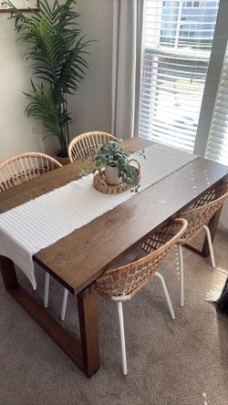 Dining Table Set, table sold chairs are left