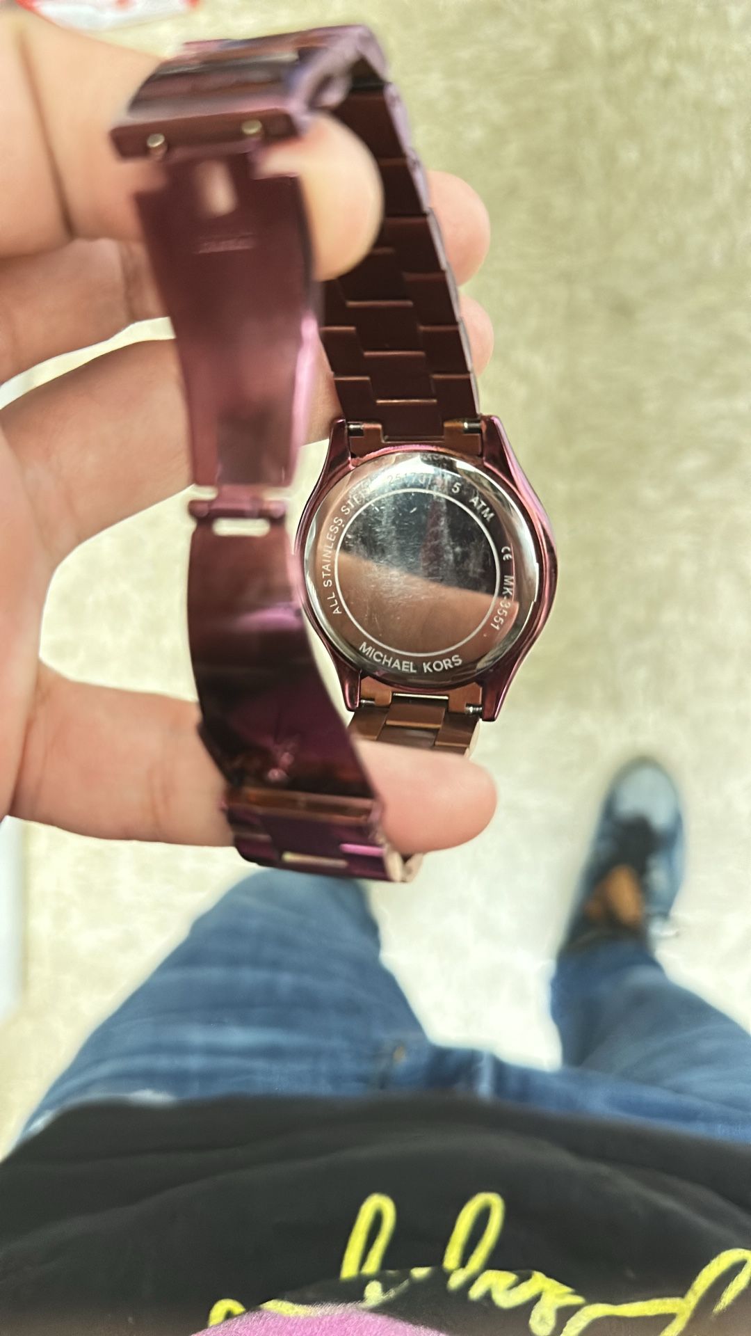 Purple Michael Kors Authentic Watch