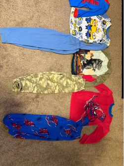 Toddler boy pajamas bundle size 6/7