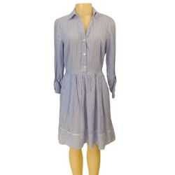 Westport Women Dress Sz 4 Blue and White