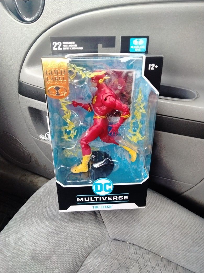McFarlane DC Multiverse Walmart Exclusive Gold Label Wally West The Flash. 2024 The Flash Dawn Of DC