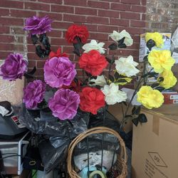 Assortment Of Artificial Flowers $5 Each