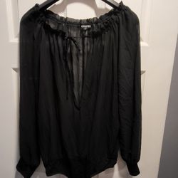 Express Women's Bodysuit Blouse - Medium