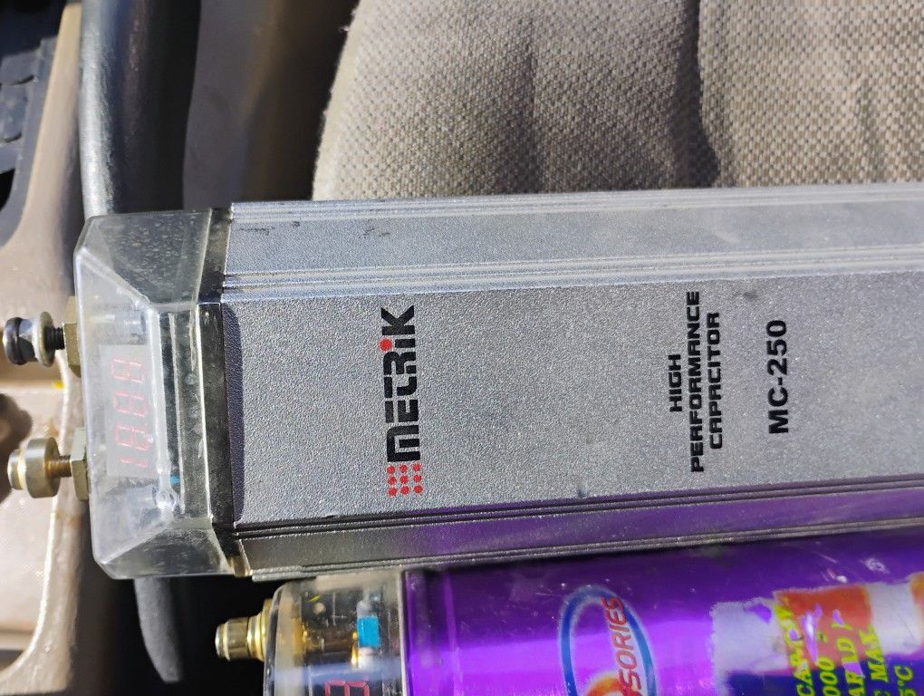 Car Audio Capacitors Available $40 Each