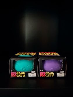 Schylling NeeDoh Cool Cats Stress Toys – Set of 2 or Sold Individually