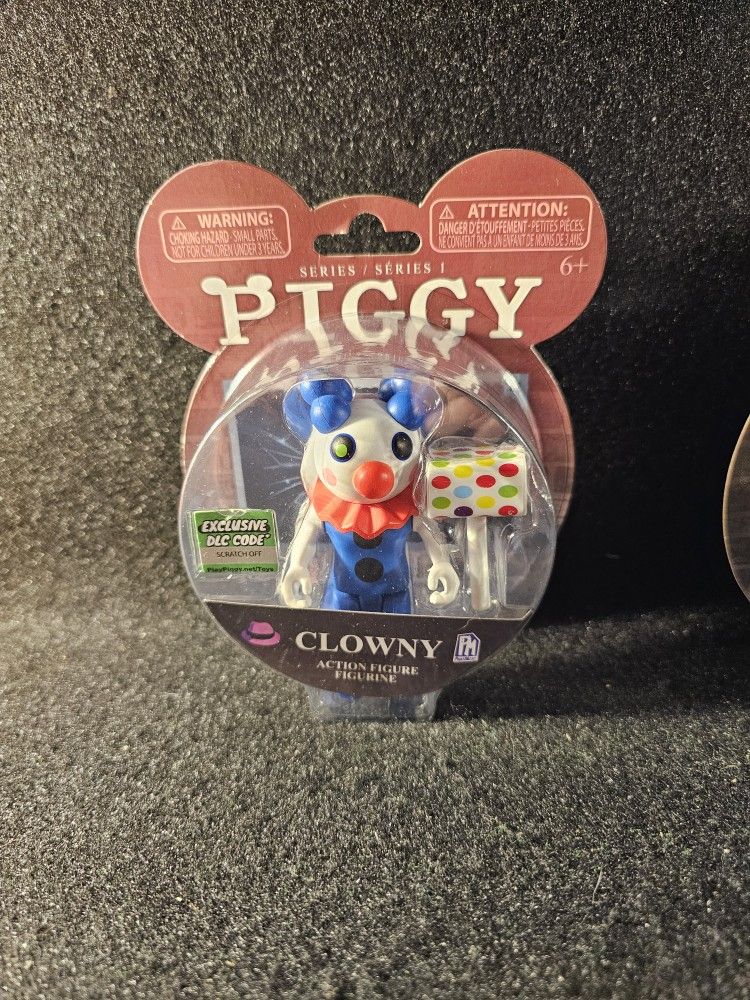 MiniToons PIGGY Series 1 CLOWNY 3.5" Action Figure Exclusive DLC Code New!