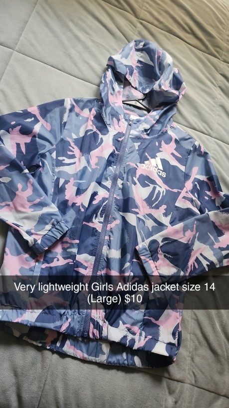 Girls Adidas Windbreaker