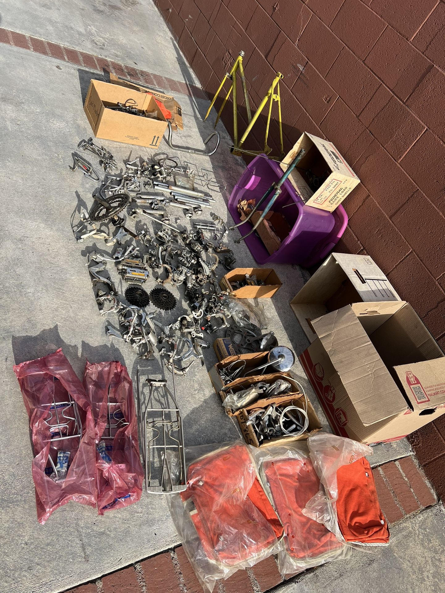Vintage Road Bike Components