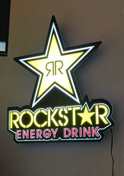 Rockstar led plug in sign