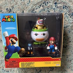 Super Mario Bros Bowser Jr Vehicle Set