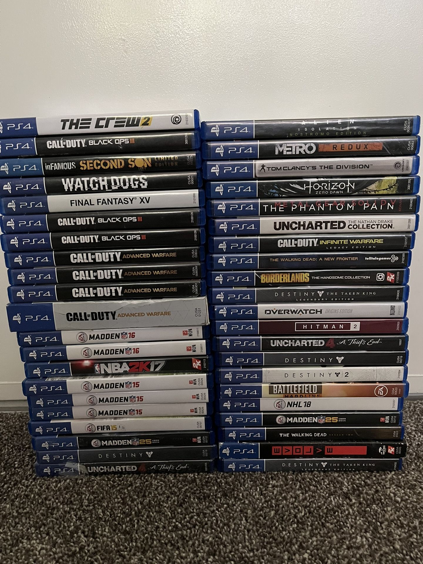 PS4 Games - Prices Vary Per Game