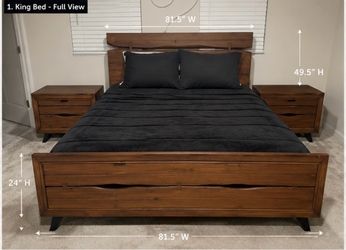 Queen Farmhouse Style Bedroom Set