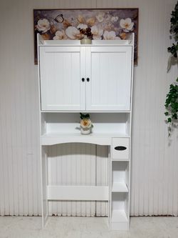 Bathroom organizer, bathroom cabinet, over the toilet organizer, over the toilet cabinet