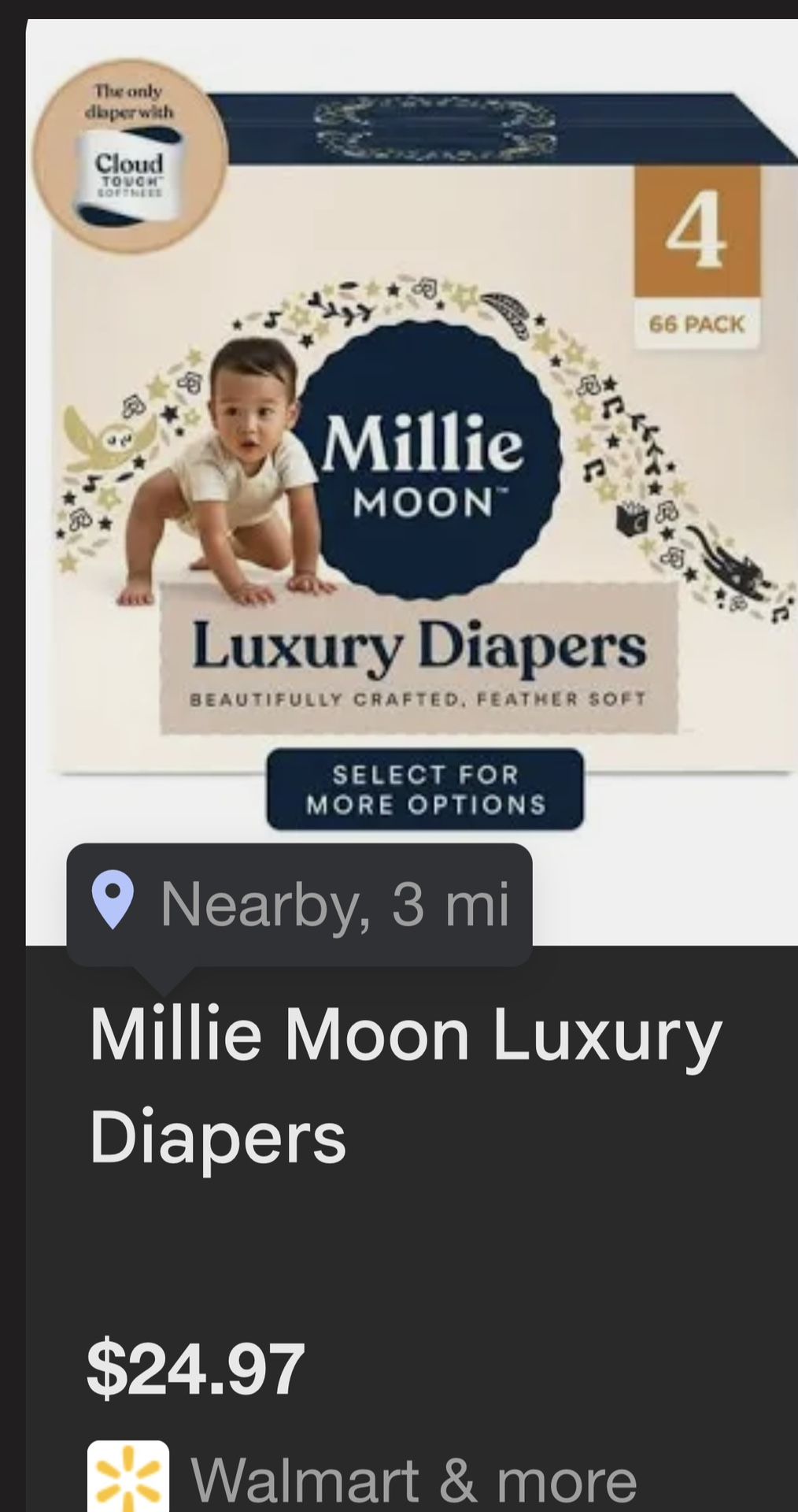 Millie Moon Diapers Size 4