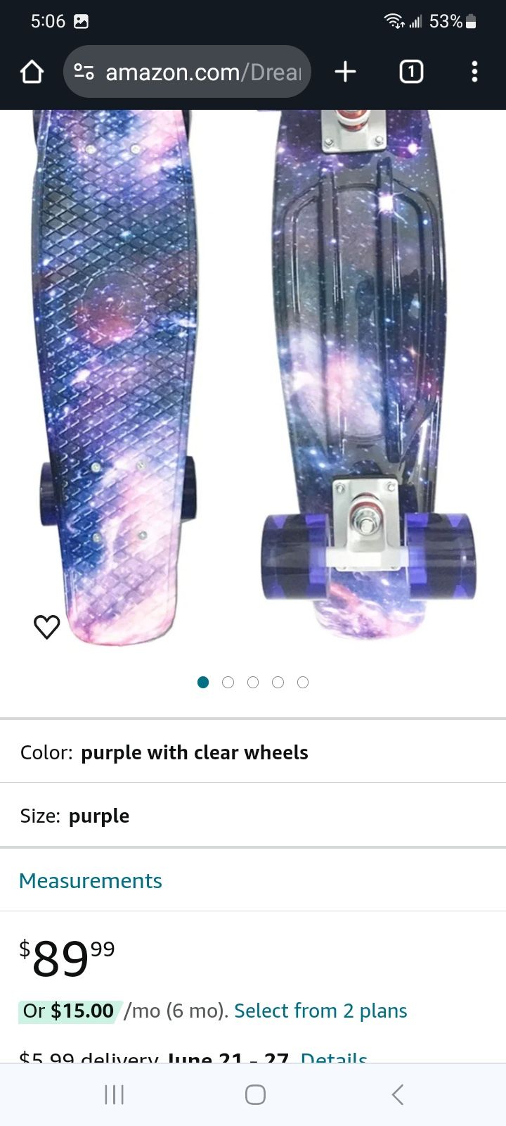 Skate Board New, $25