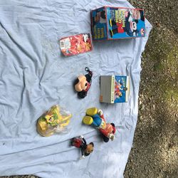 Lot of Mickey mouse vintage items