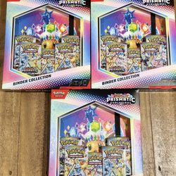Pokemon Prismatic Evolutions Binder Collection