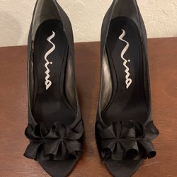 Nina Cocktail Heels Satin Size 7