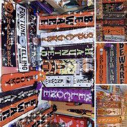 💀Hanging/Porch Halloween Signs👻