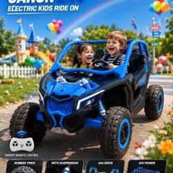 4X4 Electric Kids Ride-on with Remote and Rubber Tires