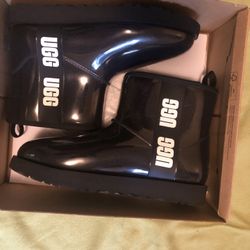 Ugg Classic Clear Mini Boot Black Size 8