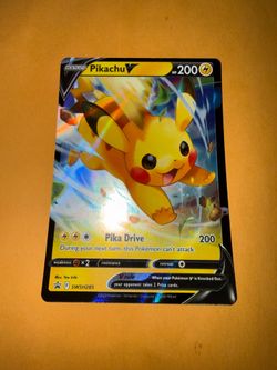 Pikachu V Pokemon card