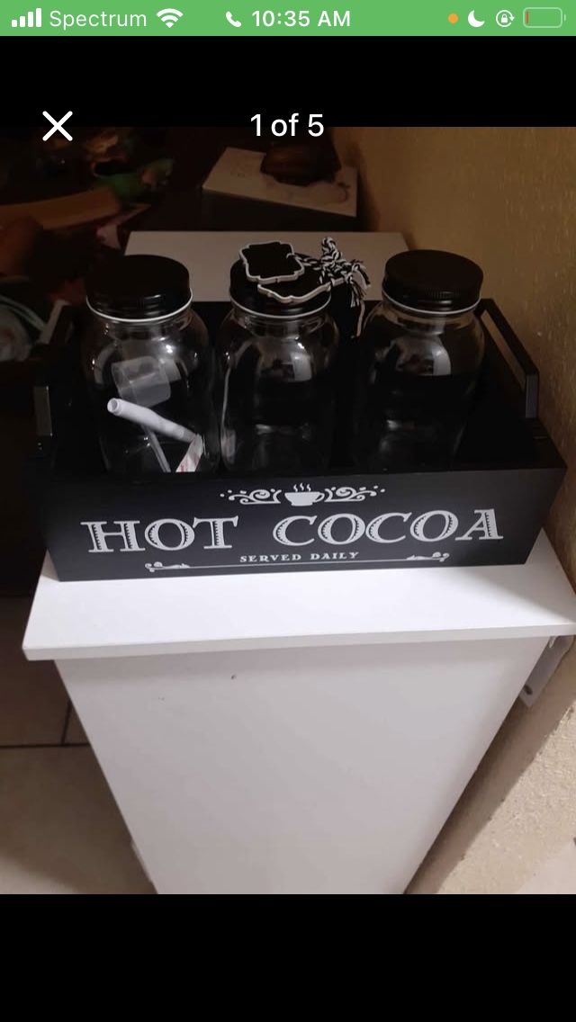 Hot Cocoa Jar Caddy