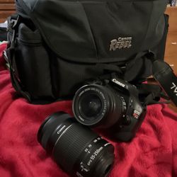 Canon EOS Rebel T2i Camera ,Extras Included