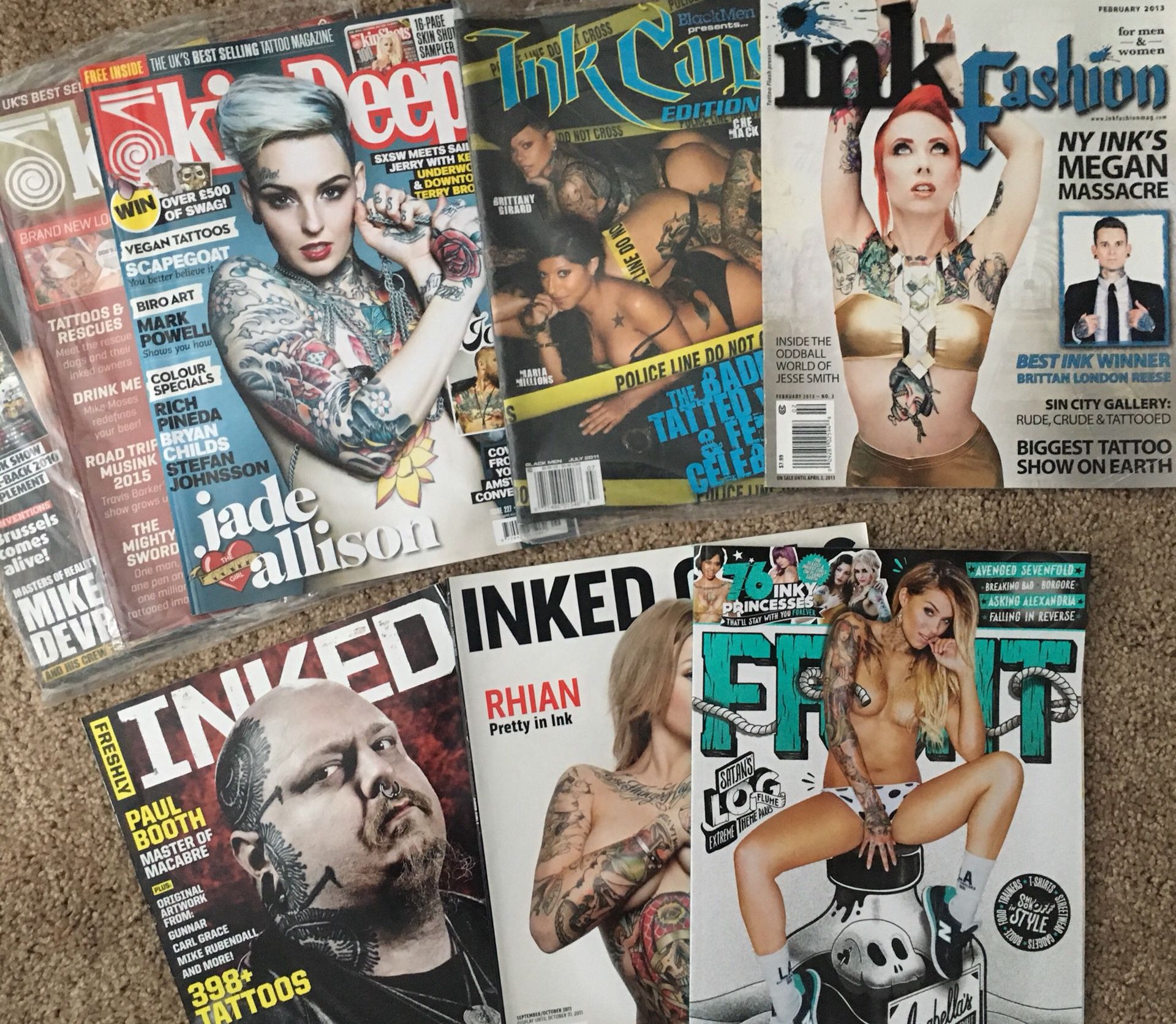 Tattoo Magazines 70+