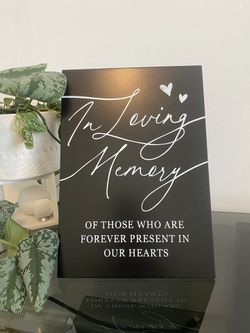 Wedding Event Party Wooden Sign 