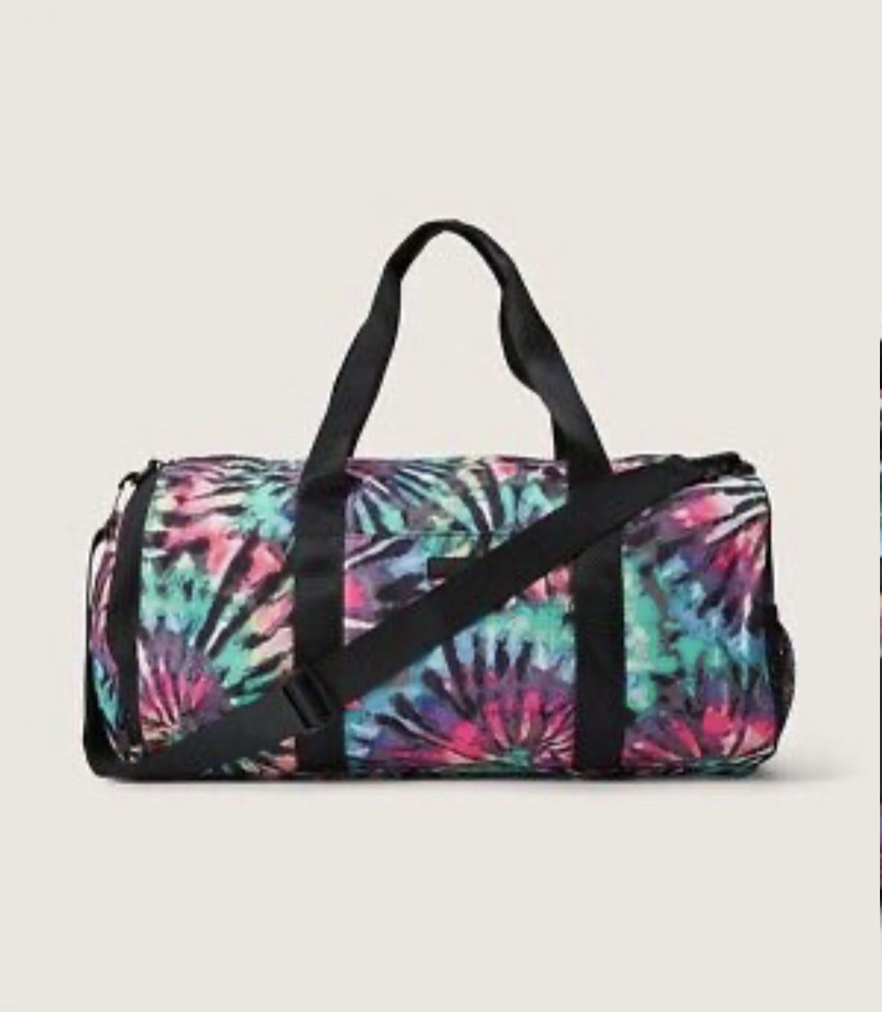 Victoria Secret PINK Tie Dye Rainbow Duffle Bag Gym Travel 