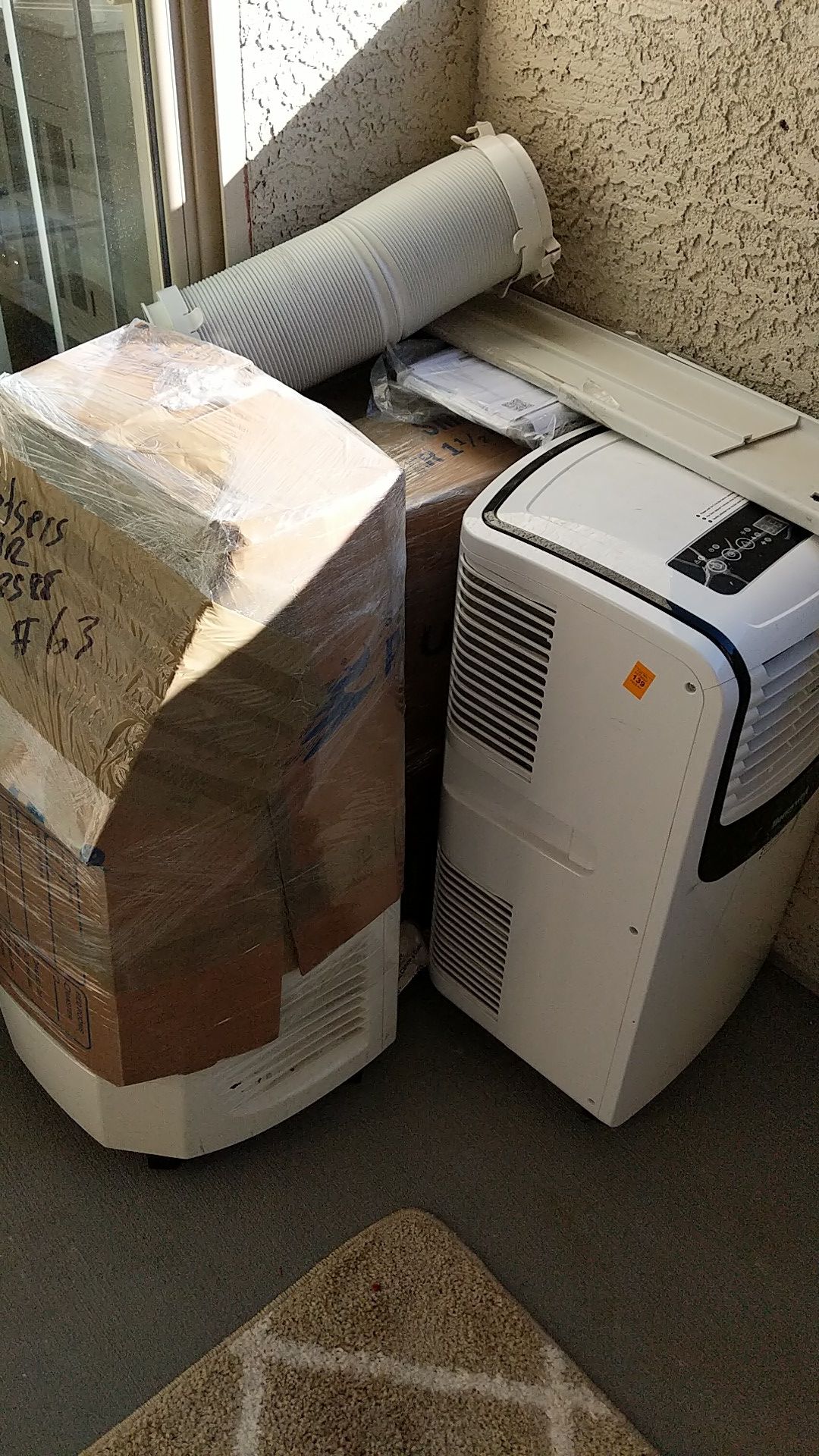 2 air conditioners