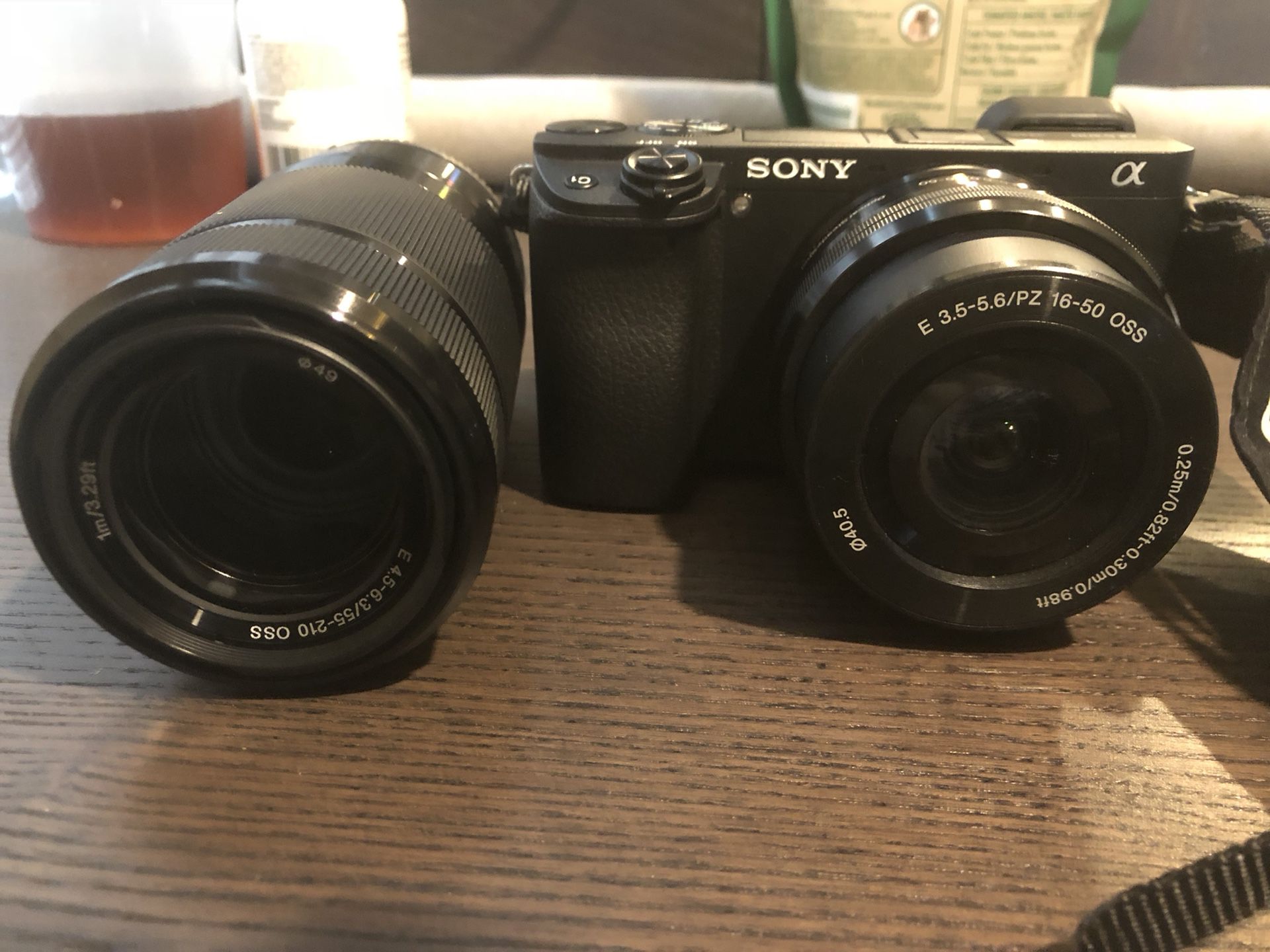 Sony Alpha a6300 Mirrorless Digital Camera with 16-50mm Lens Black Kits, APS C, 24 Megapixels, 4K, Features Hot Shoe Mic Input Swivel/Tilt LCD