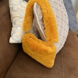 Fun Purse In Mustard Color