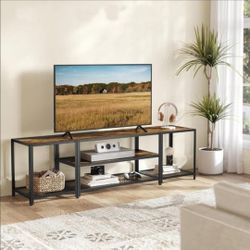 VASAGLE Industrial 3‑Tier Entertainment 