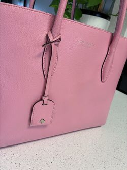 Kate Spade New York Pink Leather Tote Bag