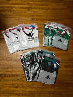 Mexico 2026 World Cup jerseys in all 3 colors available