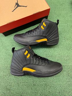 JORDAN 12 BLACK TAXI SIZE 10
