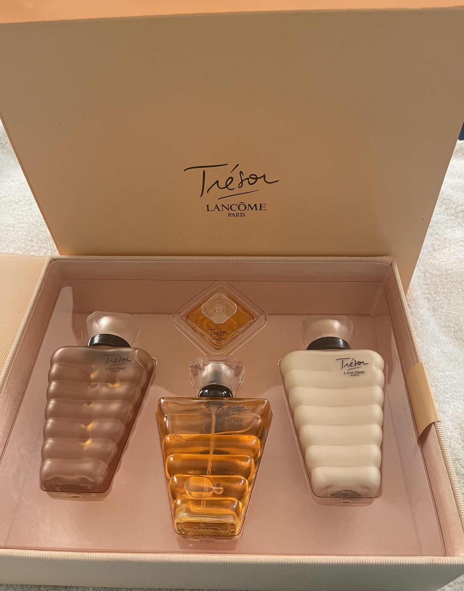 Brand New In Box - Vintage Lancôme Totally Trésor 4‑piece Perfume gift set