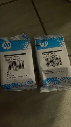 HP 64 black and tricolor ink