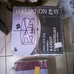 Hampton Bay 4 Light Chandelier 40$